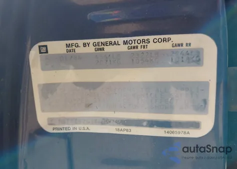 1984 Chevrolet Monte Carlo из США, поврежденный, VIN 1G1AZ37G1ER167865